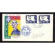BOY SCOUT FINLANDIA 1957 SOBRE CON MATASELLO SCOUTS Y ESTAMPILLAS DENTADA Y SIN DENTAR